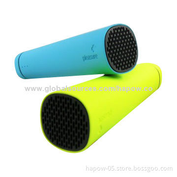 Power Bank Speaker and Mobile Phone Holder Combined to One Product, 5V/0.8A Inpu